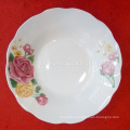 WHOLESALE PORCELAIN SOUP PLATE, CHEAP HOT SALE PRINTED PLATE